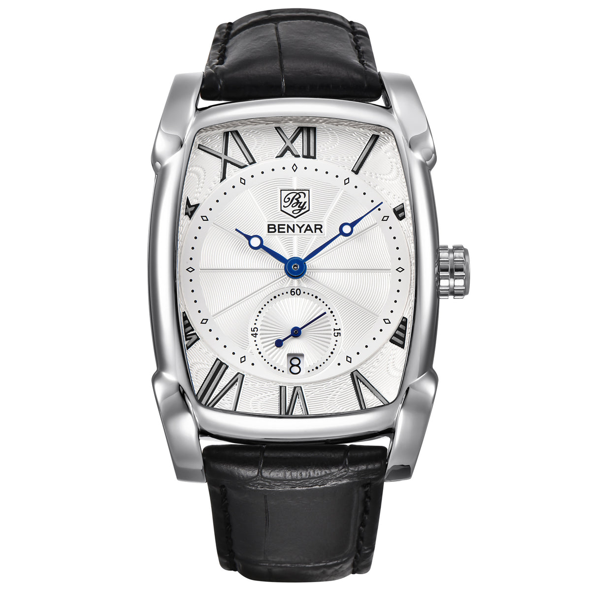 Leisure waterproof genuine leather watch